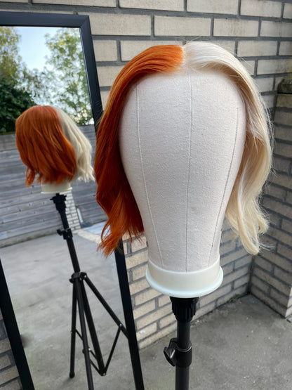 Pumpkin Spice - Lace Front Human Hair Wig - Made To Order