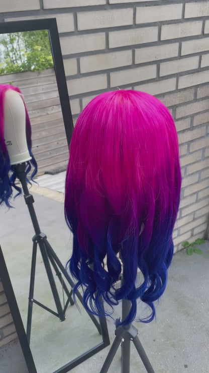 Bi Pride - Lace Front Human Hair Wig - Made To Order