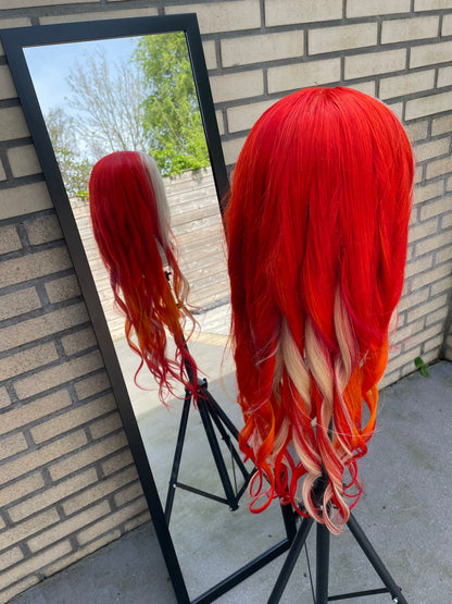 #004 Fire Starter - Lace Front Human Hair Wig - Made To Order